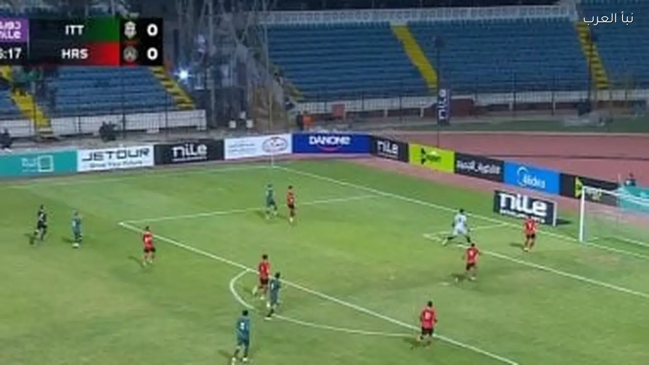 الاتحاد يتفوق على حرس الحدود بهدفين في الشوط الأول