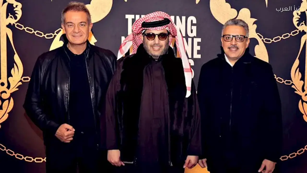 حمادة إسماعيل ينشر صورة مع تركي آل الشيخ ويصف الحفل بأنه ليلة عالمية