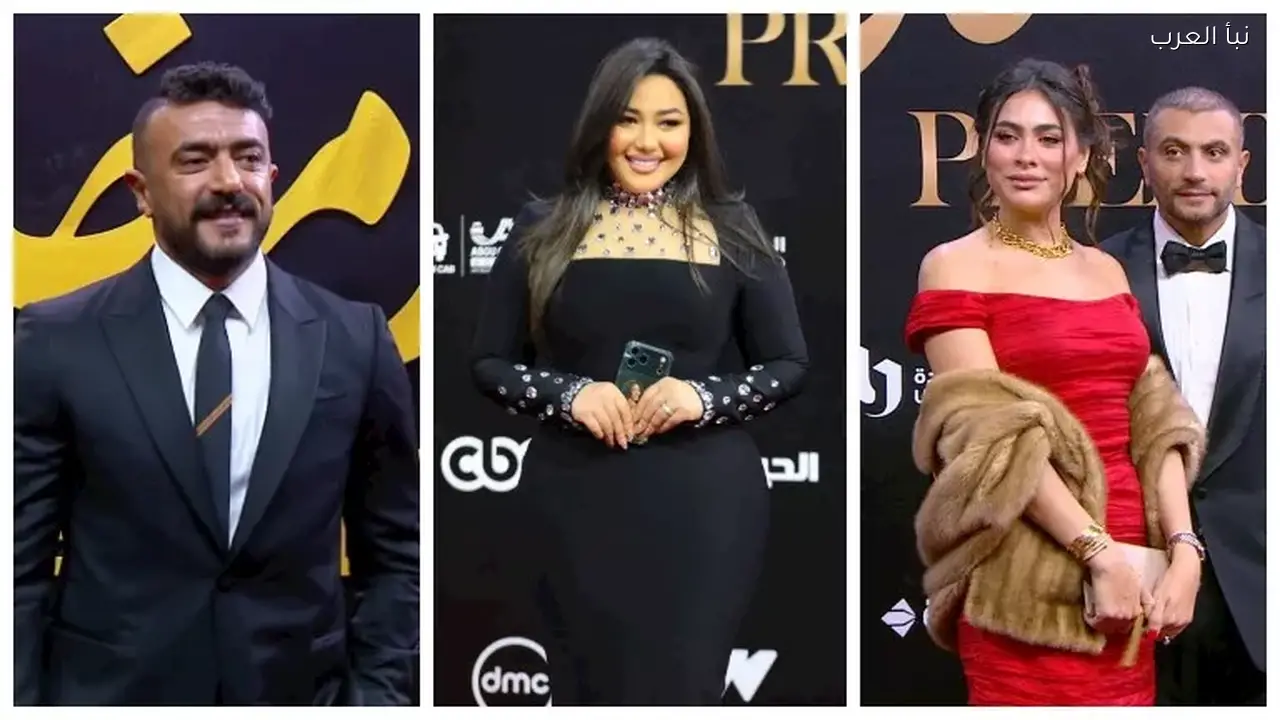 رحمة محسن والعوضي والشحات مبروك في حفل المتحدة للخدمات الإعلامية