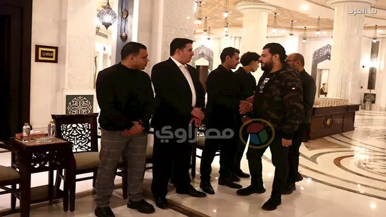 صور من عزاء والد الموزع الموسيقي أحمد إبراهيم