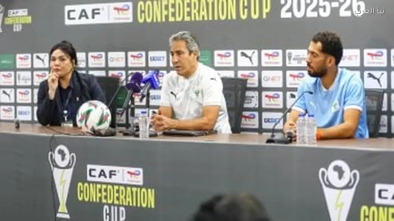 مؤتمر صحفي لمعتمد جمال ونبيل الكوكي حول مواجهة المصري والزمالك في الكونفدرالية