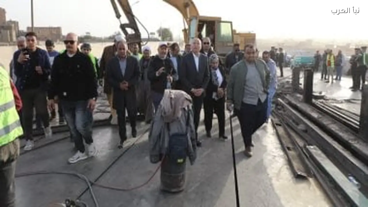 محافظ القاهرة يتفقد إزالة كوبرى السيدة عائشة ويعرض المحور البديل