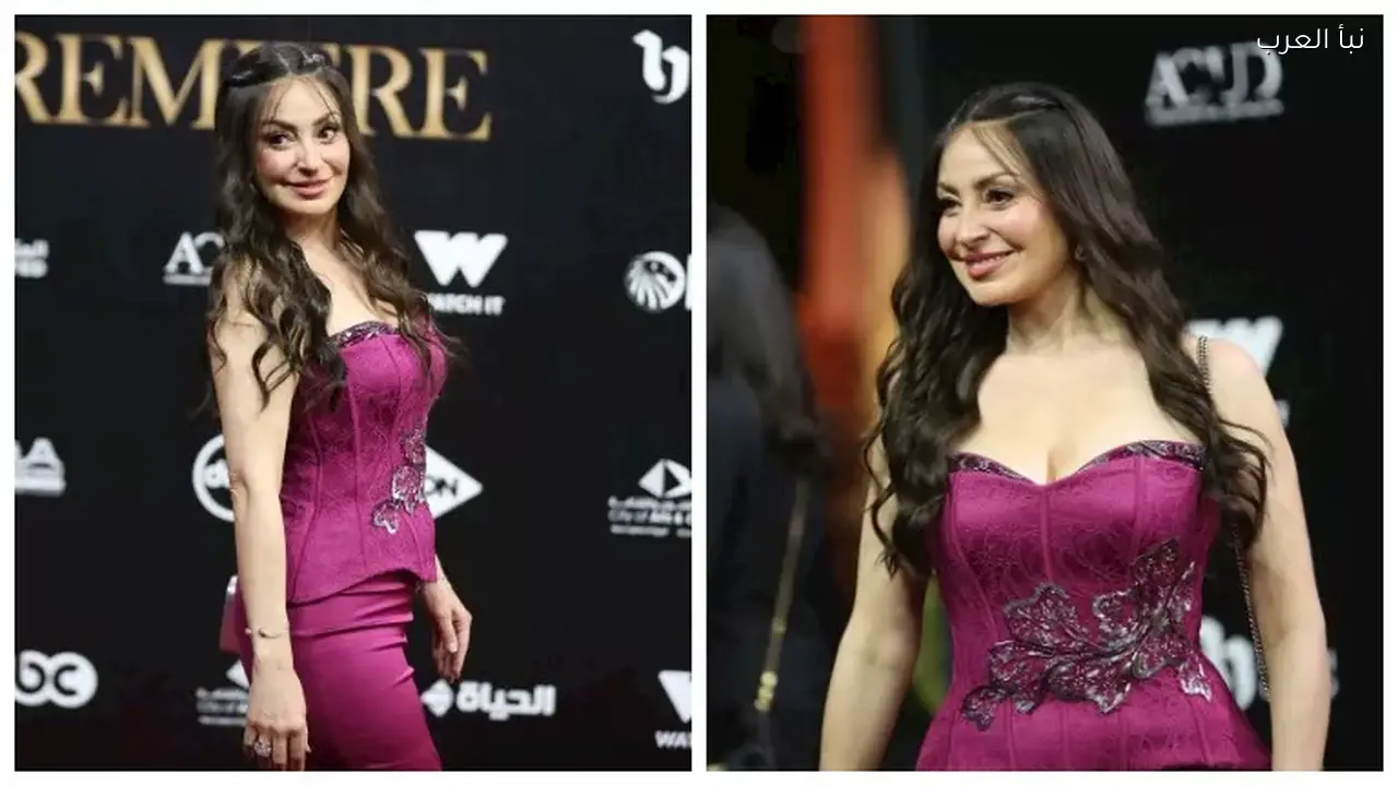 نرمين الفقي تتألق بفستان فوشيا في حفل المتحدة لمسلسلات رمضان 2026