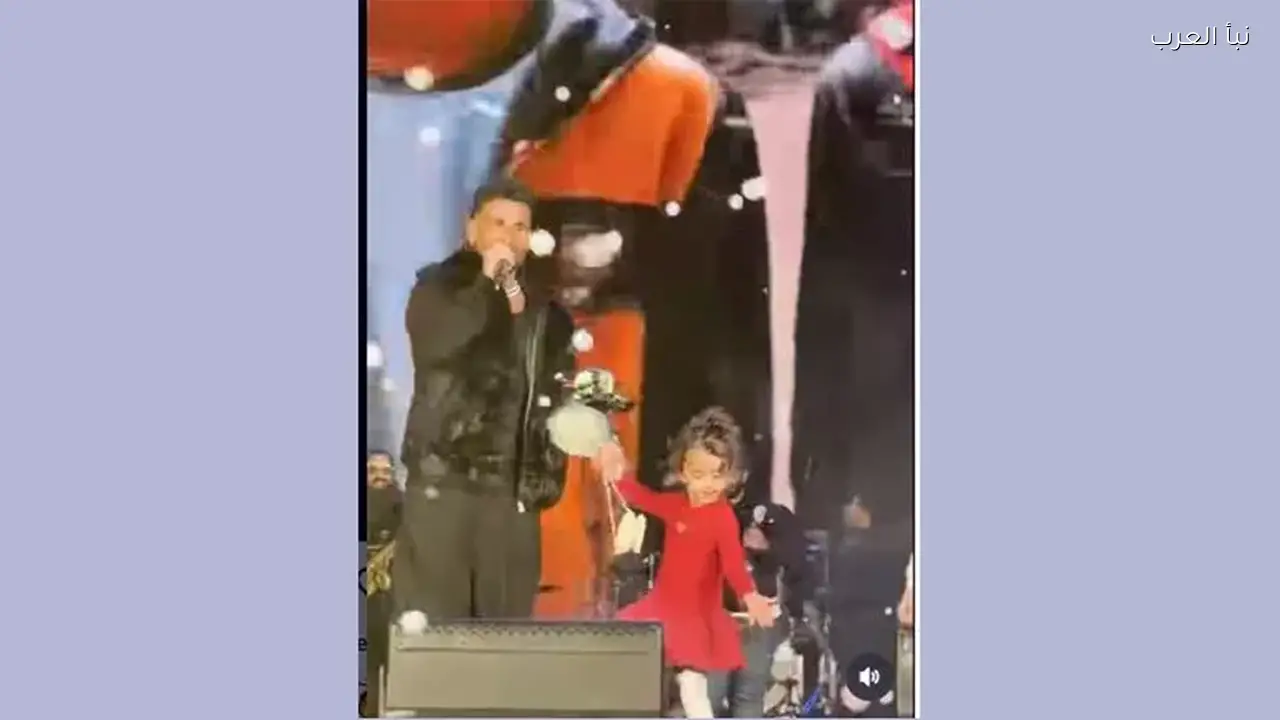 أحمد سعد يرقص مع ابنته على أغنية “أخويا”