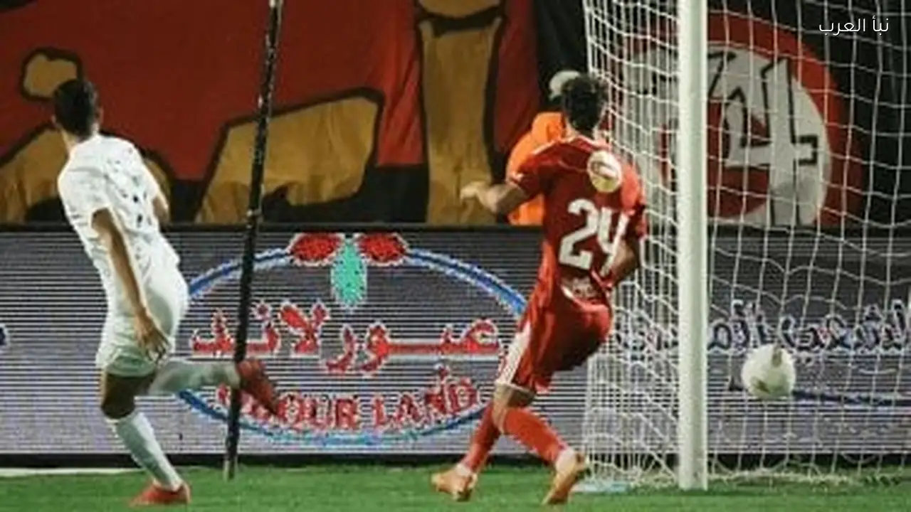 الأهلي يسجل أهدافه في مباراة البنك بالدوري المصري