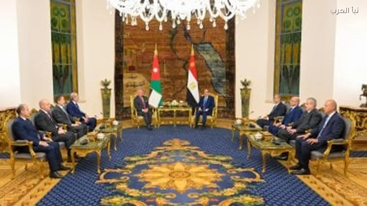 الرئيس السيسي وملك الأردن يدعمان تنفيذ اتفاق وقف الحرب في غزة