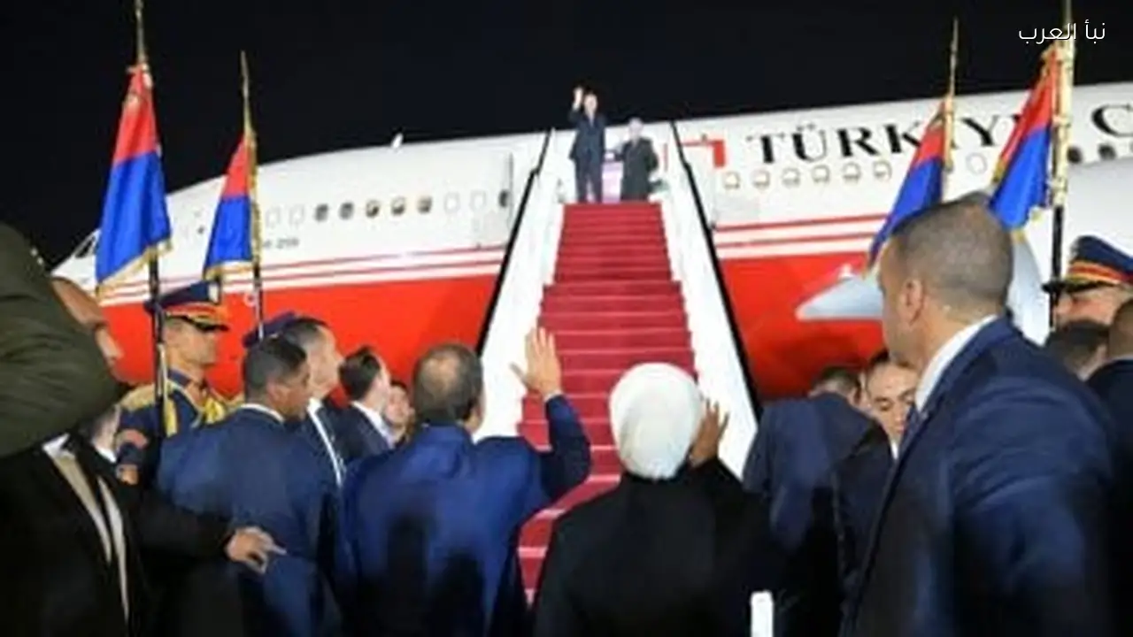السيدة انتصار السيسي تنشر صورًا مع الرئيس خلال وداع أردوغان وزوجته