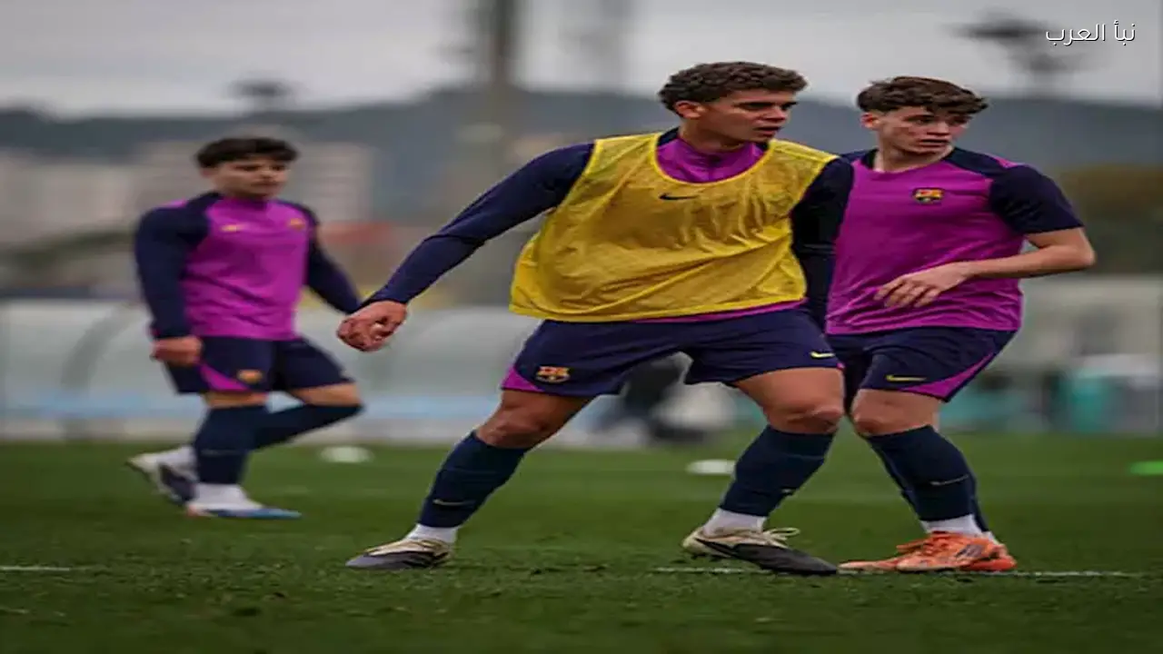 حمزة عبد الكريم يبدأ أول تدريب مع برشلونة الرديف