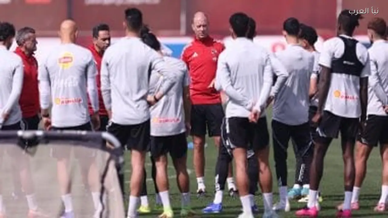 مران الأهلي يشمل محاضرة فنية وتكتيك لمواجهة الشبيبة