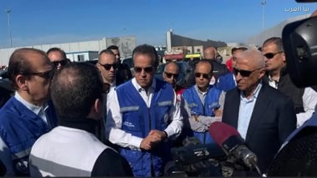 وزير الصحة يزور معبر رفح لمتابعة خدمات الجرحى الفلسطينيين