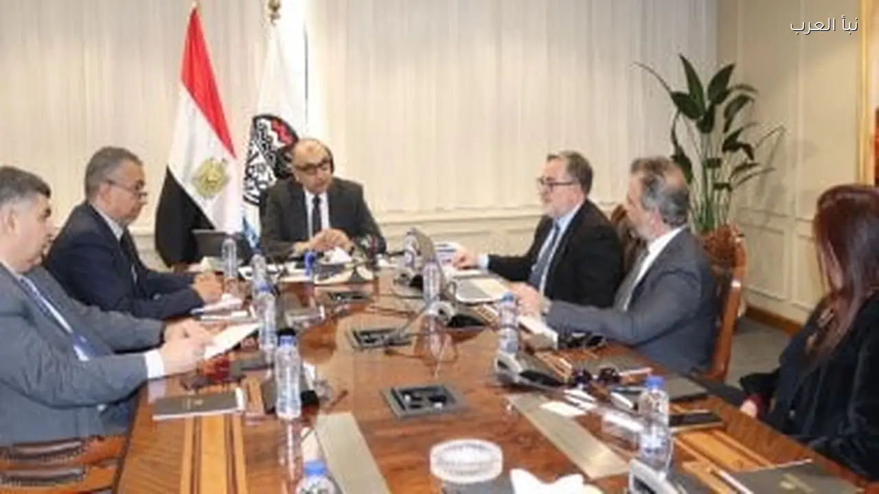 وزير قطاع الأعمال يبحث تعزيز التعاون مع شركة إسبانية